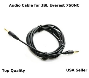 5FT 2.5mm - 3.5mm Audio Cable Cord Aux for JBL Everest Elite 750NC Free Ship - Picture 1 of 2