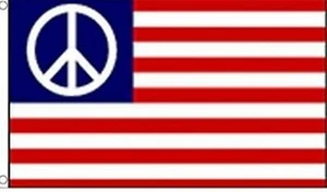 USA Peace Flagge - 5' x 3' mit Metallösen - Bild 1 von 1