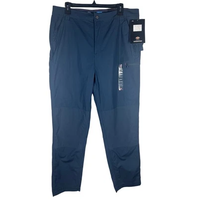 Dickies Women Ripstop Double Knee Carpenter Pants Straight Size 34 Blue NEW - Image 1 of 4