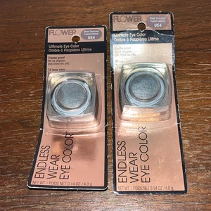 ( LOT Of 2 ) FLOWER BEAUTY 12HR ENDLESS WEAR EYE COLOR - UE4 SHEER CHARCOAL New - Picture 1 of 3