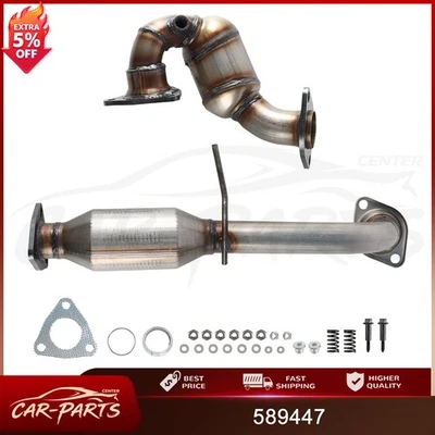 Front & Rear Catalytic Converter For 2007-2012 Acura RDX 2.3L Turbo 16782 16783 - Image 1 of 4