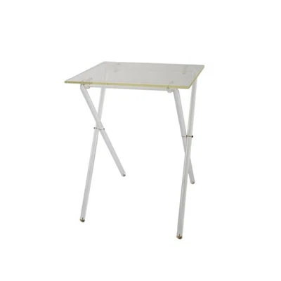 VINTAGE LUCITE FOLDING SIDE TABLE (2)/ TV trays.  - Image 1 of 4