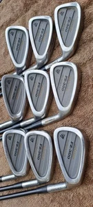Golf Men's Irons Set DUNLOP FZ-300 oversized RIGHT H graphite 9 Clubs Very Good - Picture 1 of 11