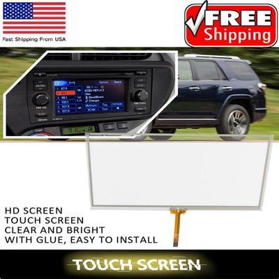 Pantalla táctil cristal digitalizador ajuste 2012 2013 Toyota Tacoma Corolla Camry 4Runner Foto 1 de 4