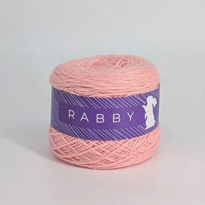 Mohair Merino Seide Wolle 100g 350m Rosa – Weiches Garn aus Italien – RABBY - Bild 1 von 4