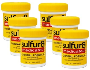 Sulfur8 Medicated Formula Anti-Dandruff Hair & Scalp Conditioner, 2 OZ - 6 Pack - Picture 1 of 5