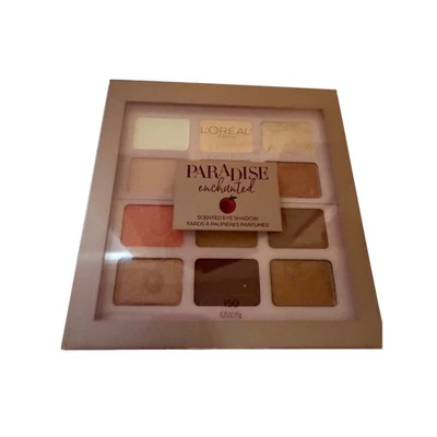 L'Oreal Paradise Enchanted Scented Eyeshadow Palette Warm Neutral Colors 12 - Image 1 of 4