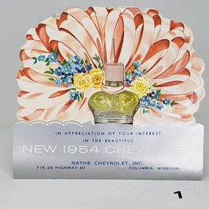ULTRA RARE! Vintage 1954 Chevrolet Dealer Parfum Wind Song Prince Matchabelli - Bild 1 von 4