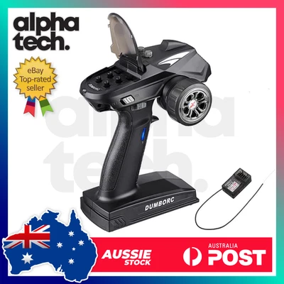 DumboRC X6 6CH 2.4GHz Transmitter & P6FG Gyro Receiver for RC Car Truck Boat - Image 1 of 4