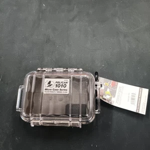 Pelican 1010 Micro Case (schwarz/transparent) wasserdichte Hartschalen-Schutzhülle - Bild 1 von 4