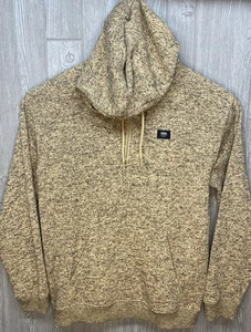 VANS Men's Flurry Half Zip Taupe Pullover Hoodie Fleece Sweater Size Large - Picture 1 of 11