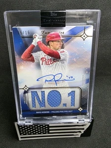 RHYS HOSKINS 2023 TOPPS LUMINARIES HIT KINGS PATCH AUTO 15/15 🔥 - Picture 1 of 2