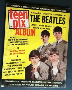 Beatles, Revista "TEEN PIX ALBUM" 1964, (Sin Etiqueta) Escaso, Muy Buen Estado - Imagen 1 de 5