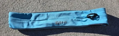 FlipBelt 4 Bolsillos Cinturón para Correr Azul Turquesa Atlético Correr Cintura Bolsa XL Foto 1 de 4