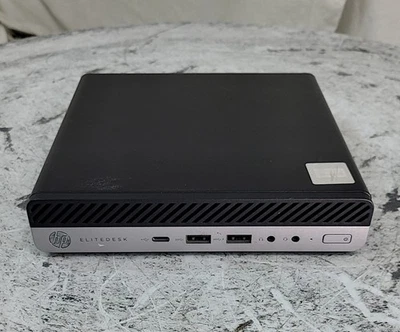 HP EliteDesk 800 G3 DM PC Mini Desktop Barebones SEE NOTES - Image 1 of 4