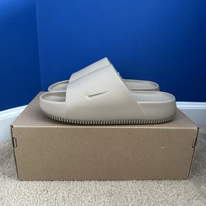 NEW Nike Calm Slide Khaki FD4116-201 Men's Sz 7 - Picture 1 of 6