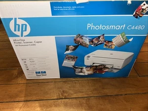 Brand New! HP Photosmart C4480 All-in-One Printer Scanner Copier Inkjet Printer - Picture 1 of 4