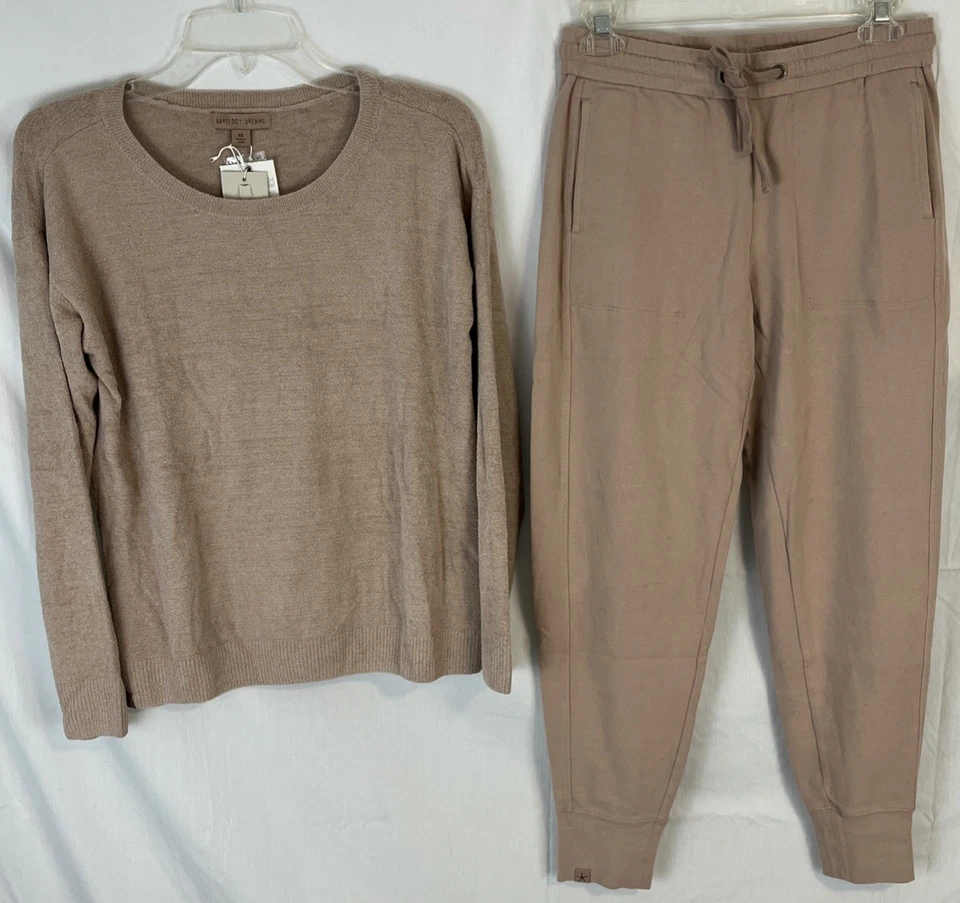 Barefoot Dreams CozyChic Ultra Lite Top w/Malibu Pant Lounge Set Sz XS A453890 - Image 1 of 4