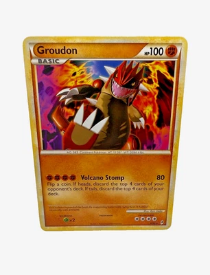 Groudon 6/95 Rare Call of Legends Pokemon Card TCG - Image 1 of 2