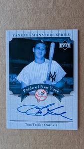 2003 Upper Deck Signature Series TOM TRESH AUTO AUTOGRAPH Card N.Y. YANKEES bb - Picture 1 of 2