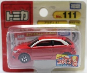 Tomica No.111 Audi A1 (Blister)New Car Sticker - Picture 1 of 2