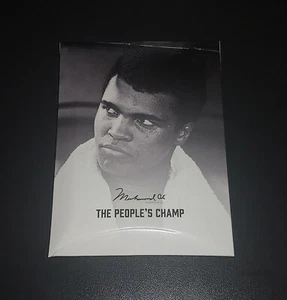 Muhammad Ali Topps 2‑Card Set The People’s Champ – Boxing Legend Collectible NEW - Picture 1 of 8