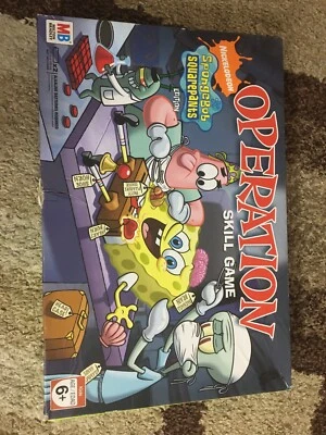 Operation Game - SpongeBob SquarePants Edition - 2007 - Milton Bradley - AAE7 - Image 1 of 2