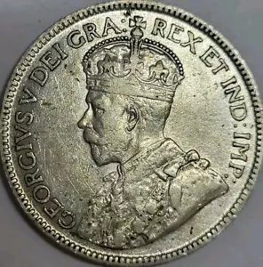 Canada 1931 Silver 25 Cent Silver High Grade - Picture 1 of 2