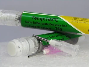 BGA Syringe Tin Solder Paste Leaded Sn63 Pb37 Melting Point 183C 15g Paste - Picture 1 of 9