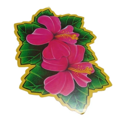 Papel Troquelado Vintage Flores Tropicales Luau Fiesta Decoración Beistle 85 Hawaiano Foto 1 de 3