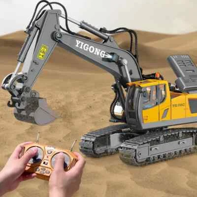 RC Car Toys Remote Control Car Toys for Excavator Dump Truck Bulldozer Car Toy - Image 1 of 4