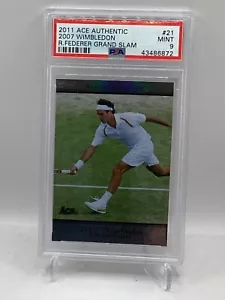 2011 Ace Authentic Roger Federer Grand Slam #21 PSA 9 - Bild 1 von 2