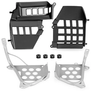 LH + RH Heel Guards Footrest & Nerf Bars For Yamaha 1990-2006 Banshee 350 YFZ350 - Picture 1 of 10