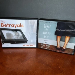 Lot: 2 Fiona Neill Audio Book CD Set The Betrayals What the Nanny Saw Fiction - Picture 1 of 7