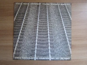 Steve Reich - Different Trains, Kronos Quartet Pat Metheny 1991 Korea Orig LP - Picture 1 of 4