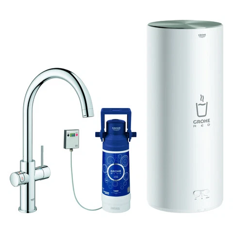 Grohe Red Wasserhahn und Kessel Duo 30079001 L-Größe Chrom pol. - Bild 1 von 1