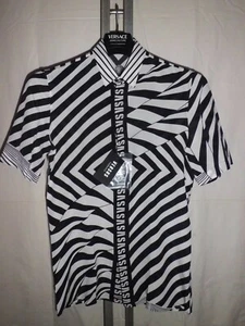 Versace Versus Camicia Uomo Seta Silk Shirt Lion Size 48 Originale - Imagen 1 de 12