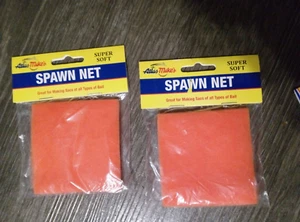 2 Atlas Mikes Spawn Net 3x3 squares orange - Picture 1 of 2