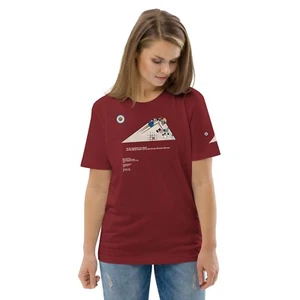 Women's Organic Cotton T-Shirt – Valentine's Day – Constant Love – MESSIER 44. - Picture 1 of 22