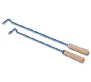 Feuerhaken Schürhaken mit Holzgriff Kaminzubehör Ofen 50cm 70cm Kamin-Besteck - Bild 1 von 7