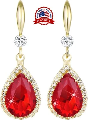 Aretes pendientes de mujer oro 14k regalos para mujer mi novia joyeria joyas HOT - Image 1 of 4