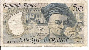 FRANCE 50 FRANCS, P#152b, 1984 - Picture 1 of 2
