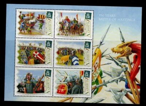 ALDERNEY 2016- BATTLE OF HASTINGS MINISHEET MNH - Picture 1 of 1