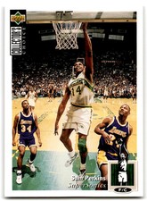 1995-96 Collector's Choice Argentina Stickers Sam Perkins Seattle SuperSonics