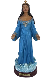 Orisha Diosa Del Mar 12" Yemaya Statue Santeria Lucumi African God Yoruba Relig - Picture 1 of 4