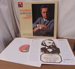 MUSSORGSKY Samtliche Lieder/Complete Songs - CHRISTOFF / NM/EX 4 LP Set - Foto 1 di 6