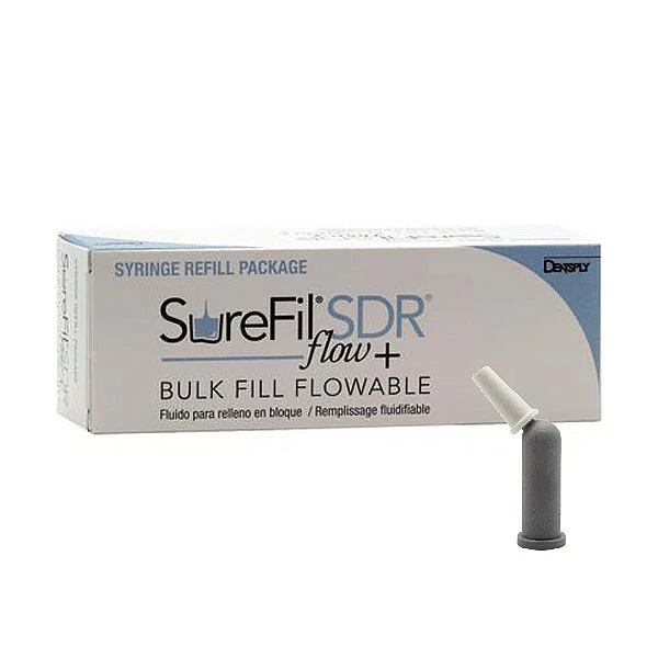 DENSPLY SureFil SDR Flow + Bulk Fill Flowable (61C101) , 0.25 Gm Compula Tips Refill, 15