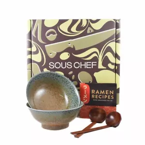 Chouseki Ramen Bowl Set Sous Chef Set Of Just 1 Bowl And Spoon - Picture 1 of 8