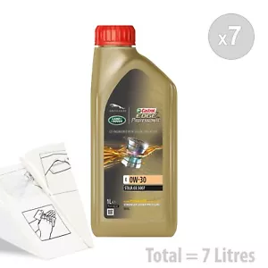 Car Engine Oil Service Kit / Pack 7 LITRES Castrol EDGE Pro E 0W-30 LR 7L - Picture 1 of 1