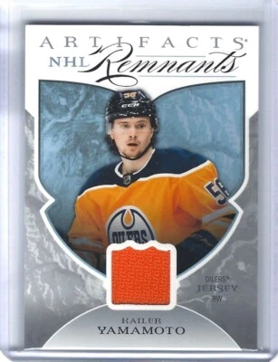 2022-23 Artifacts NHL Remnants #NR-KY Kailer Yamamoto - Image 1 of 2